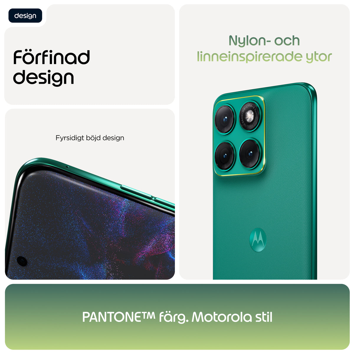 Motorola Edge 70 Fusion 8GB/256GB Grön – Motorola