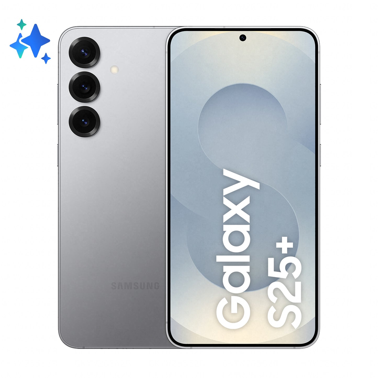 Samsung Galaxy S25+ 17 cm (6.7") Dubbla SIM-kort Android 15 5G USB Type-C 12 GB 256 GB 4900 mAh Grå