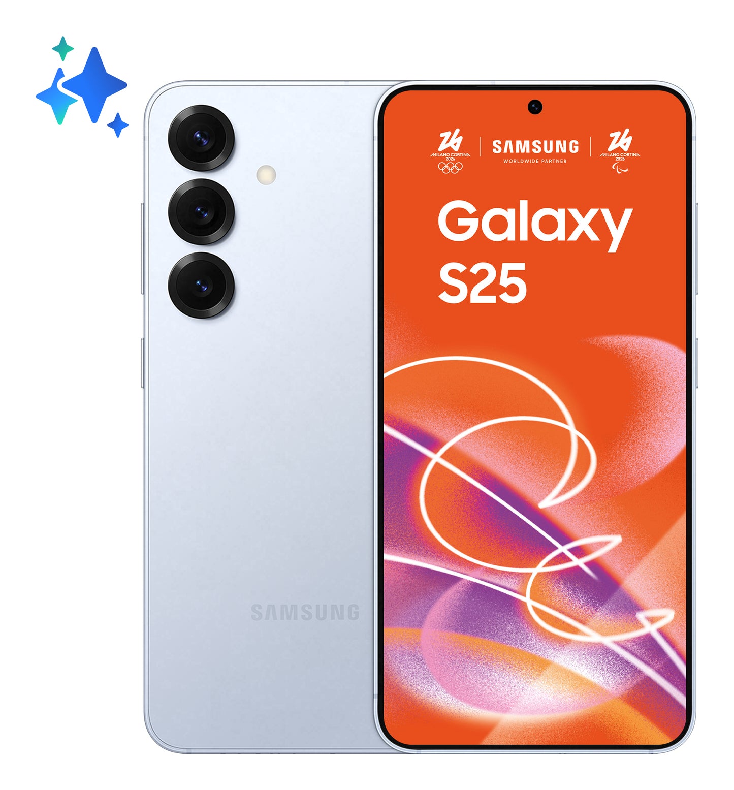 Samsung Galaxy S25 15,8 cm (6.2") Dubbla SIM-kort Android 15 5G USB Type-C 12 GB 256 GB 4000 mAh Blå