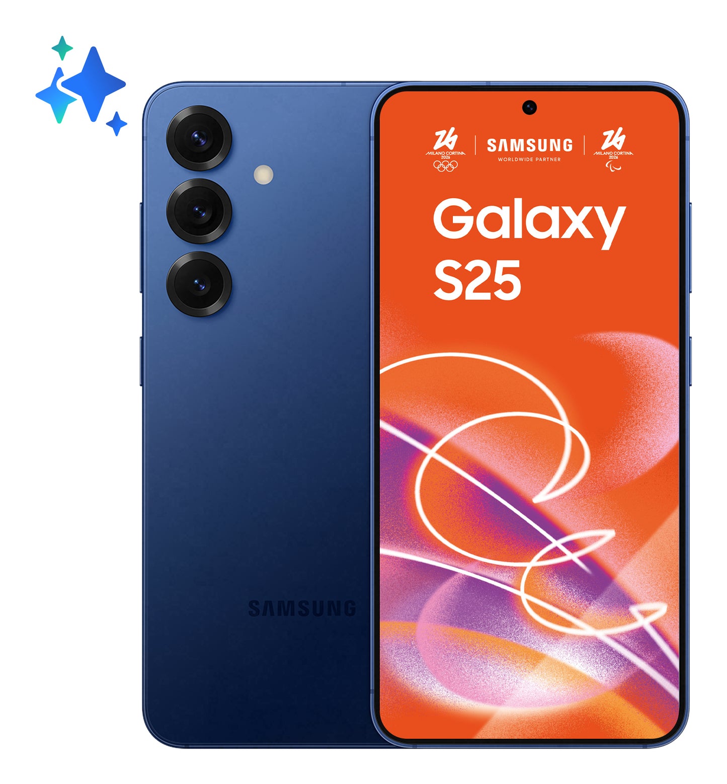 Samsung Galaxy S25 15,8 cm (6.2") Dubbla SIM-kort Android 15 5G USB Type-C 12 GB 512 GB 4000 mAh Marinblå