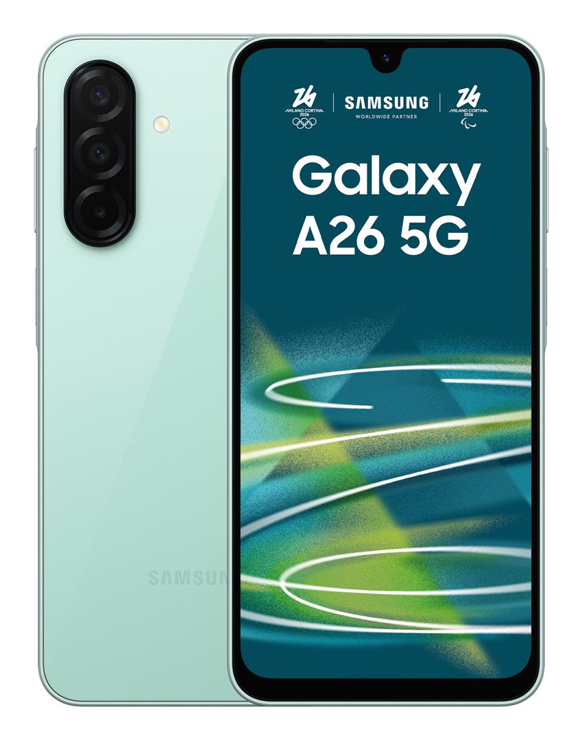Samsung Galaxy A26 17 cm (6.7") Hybrid Dual SIM Android 15 5G USB Type-C 6 GB 128 GB 5000 mAh Mintfärgad