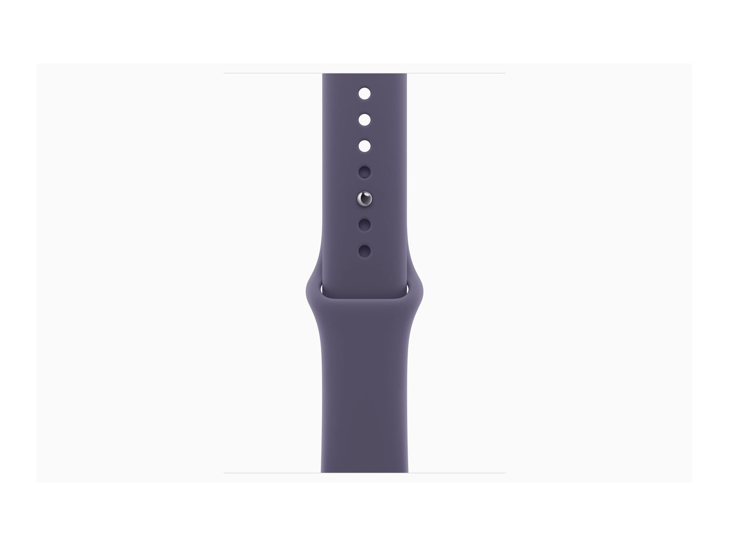 Apple Watch Series 11 46mm Silver (Lila Gummiband S/M)