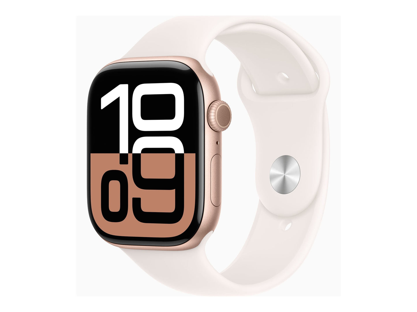 Apple Watch Series 10 46mm Gold (Rose Rubber Strap M/L)