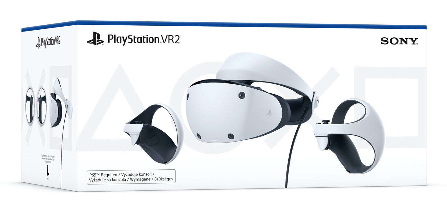 Sony PlayStation VR2 Skärm för montering på huvudet 560 g Svart, Vit