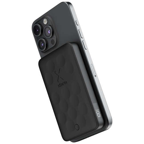 Xtorm Magnetic USB-C Trådlös Snabbladdare Powerbank 5.000mAh Svart – Xtorm