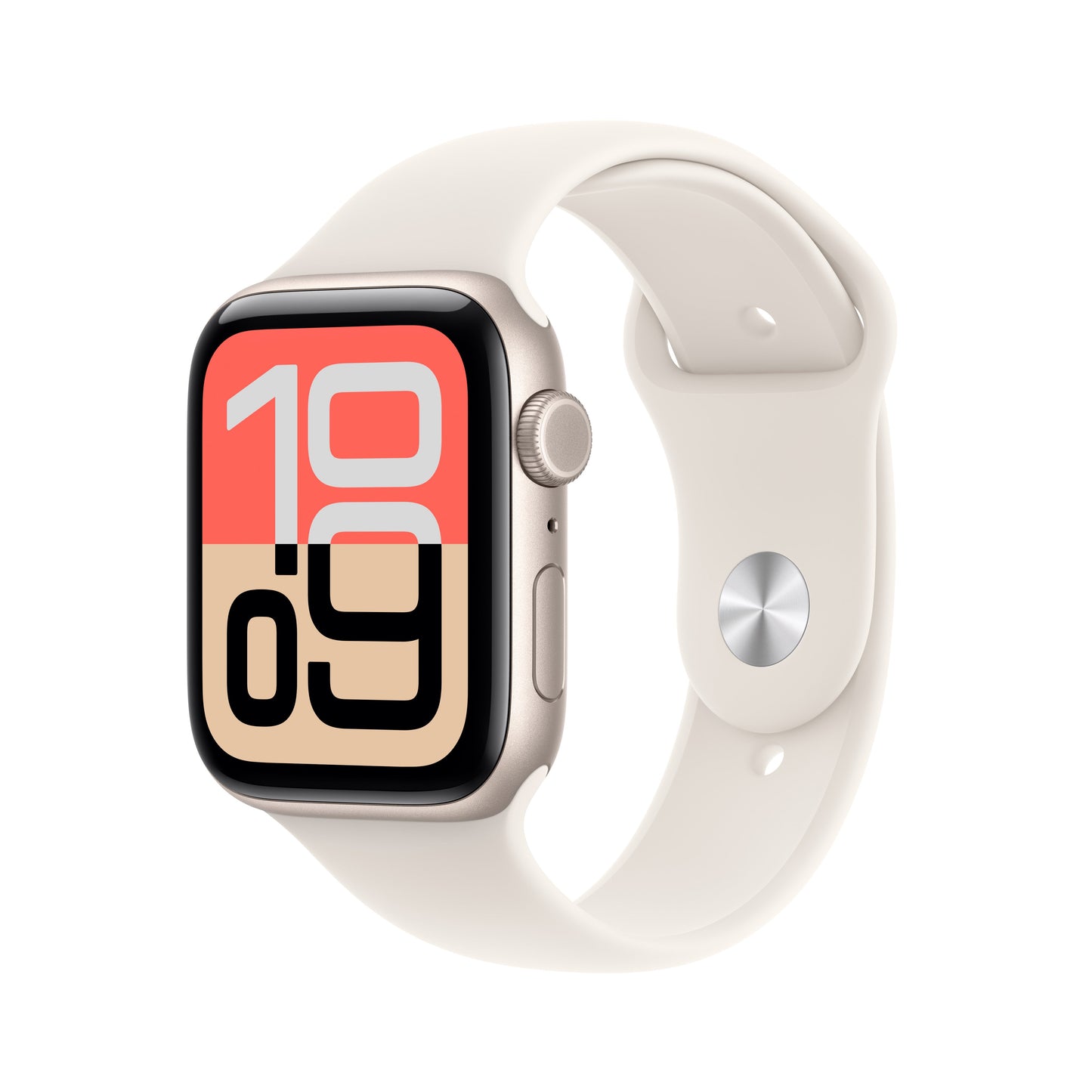 Apple Watch SE 3 44mm 5G Gold (Beige Rubber Strap M/L)