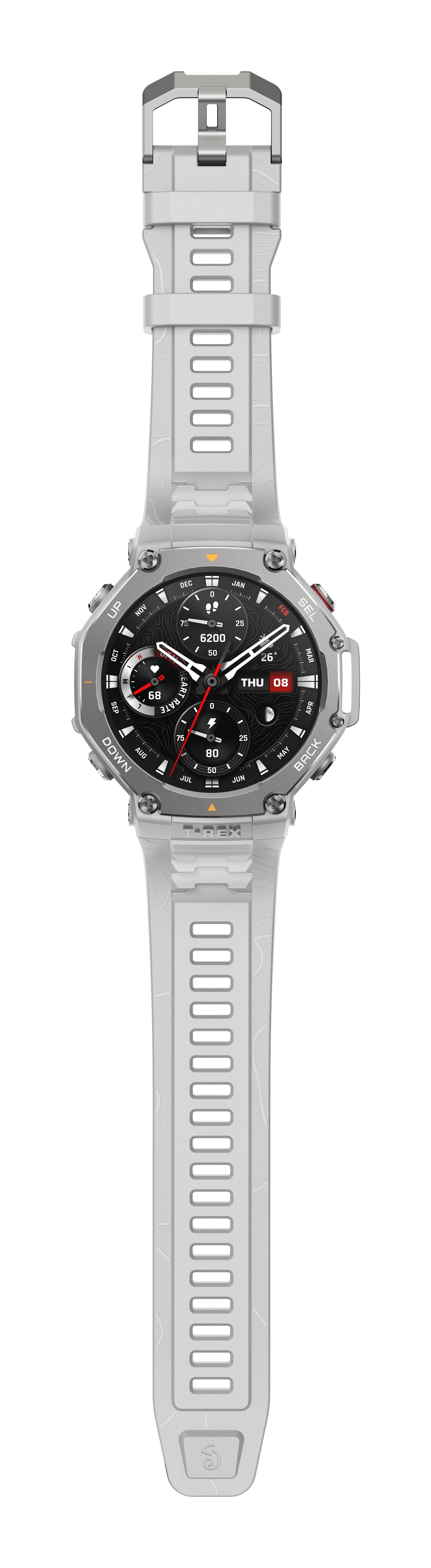 Amazfit T-Rex 3 3,81 cm (1.5") AMOLED Digital 480 x 480 pixlar Pekskärm Rostfritt stål GPS