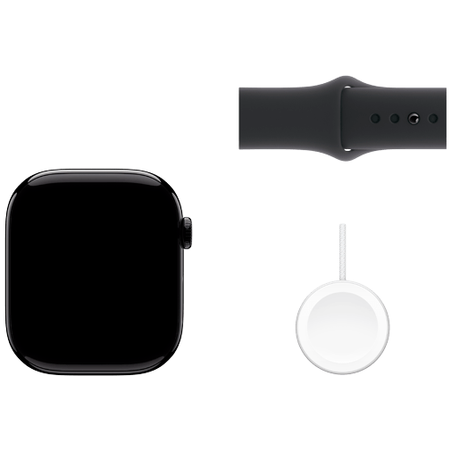 Apple Watch Series 10 4G 46mm Svart (Svart Gummiband M/L) – Apple