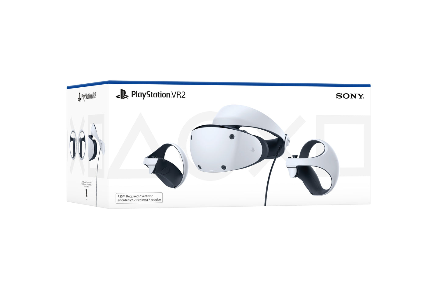 Sony PlayStation VR2 Skärm för montering på huvudet Svart, Vit