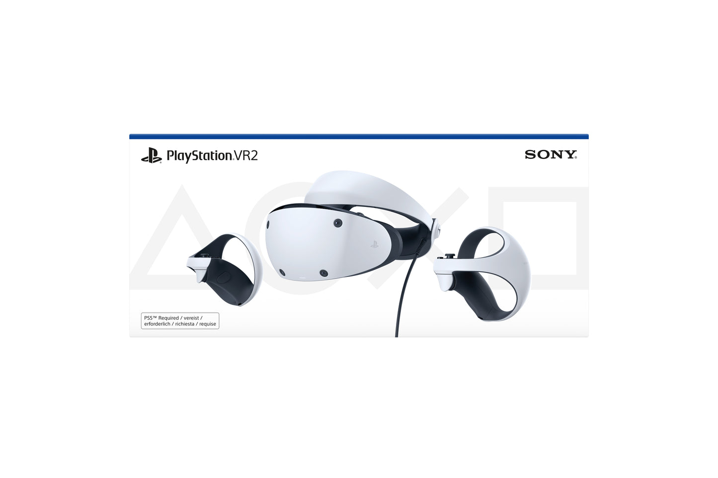 Sony PlayStation VR2 Skärm för montering på huvudet Svart, Vit