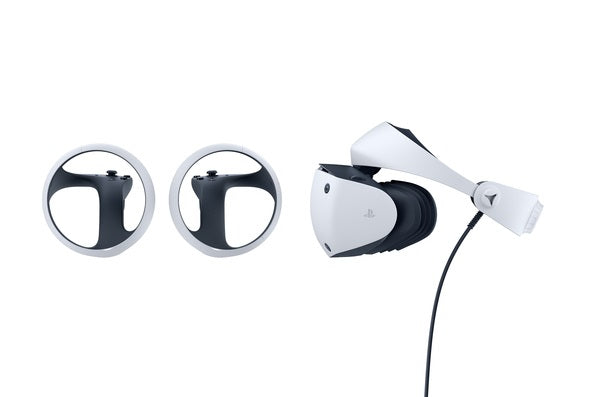 Sony PlayStation VR2 Skärm för montering på huvudet Svart, Vit