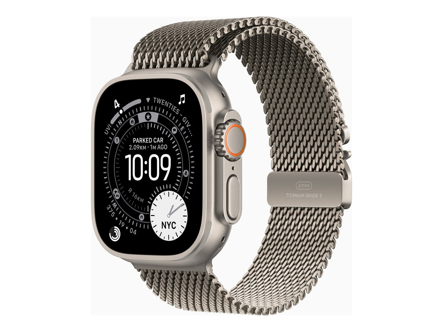 Apple Watch Ultra 3 49mm Titanium (Titanium Milanese Rem S) – Apple