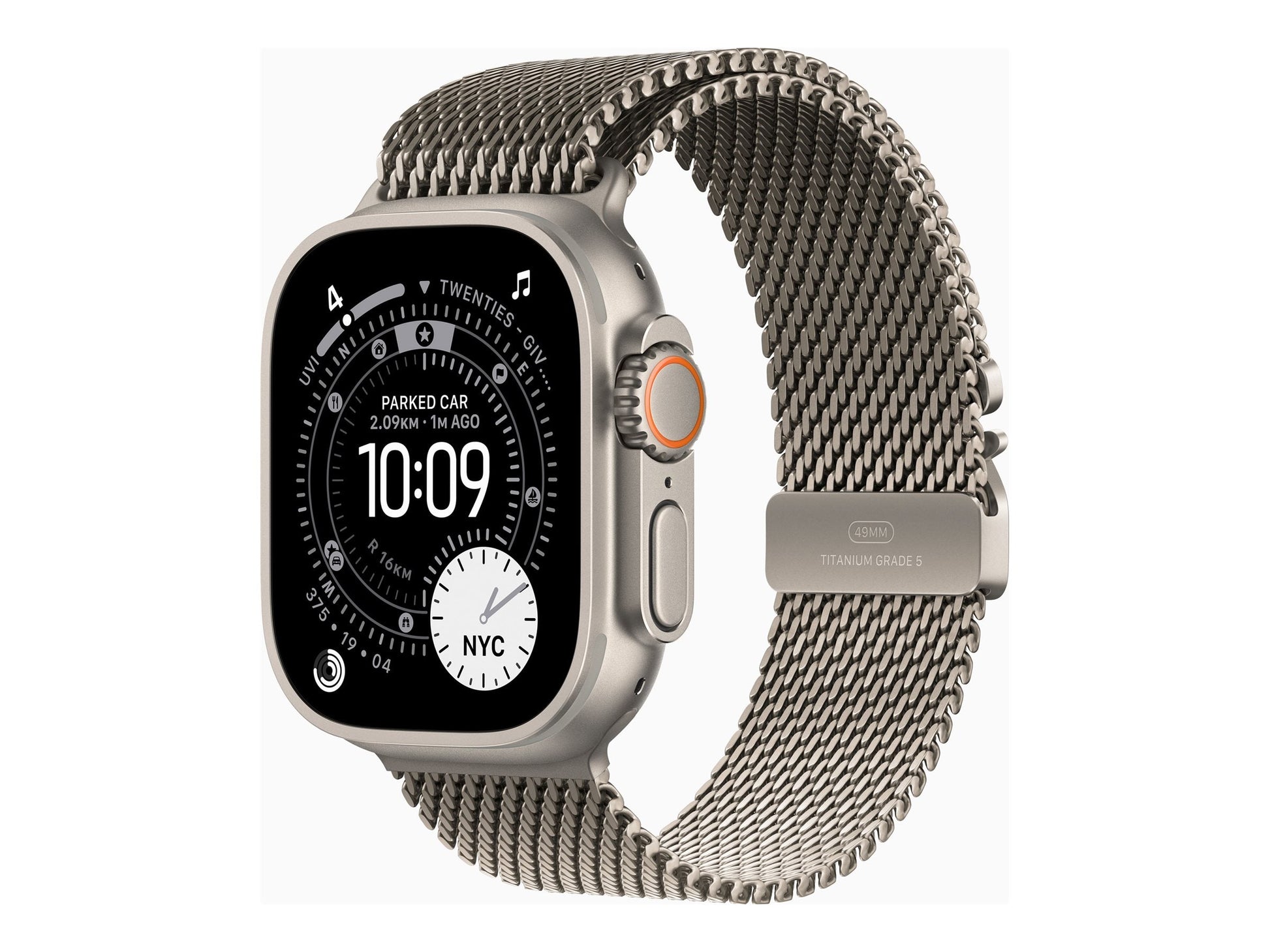 Apple Watch Ultra 3 49mm Titanium (Titanium Milanese Rem S) – Apple