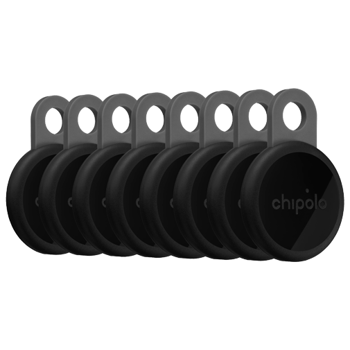 Chipolo LOOP Svart 8-Pack – Chipolo