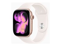 Apple Watch Series 11 46mm 5G Gold (Light Pink Rubber Strap S/M)