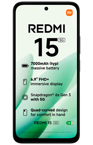 Xiaomi Redmi 15 5G 256GB Svart – Xiaomi