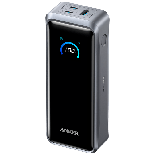 Anker Prime Dual USB-C + USB-A Snabbladdare Powerbank 26.250mAh Silver – Anker