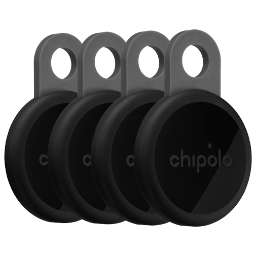 Chipolo LOOP Svart 4-Pack – Chipolo