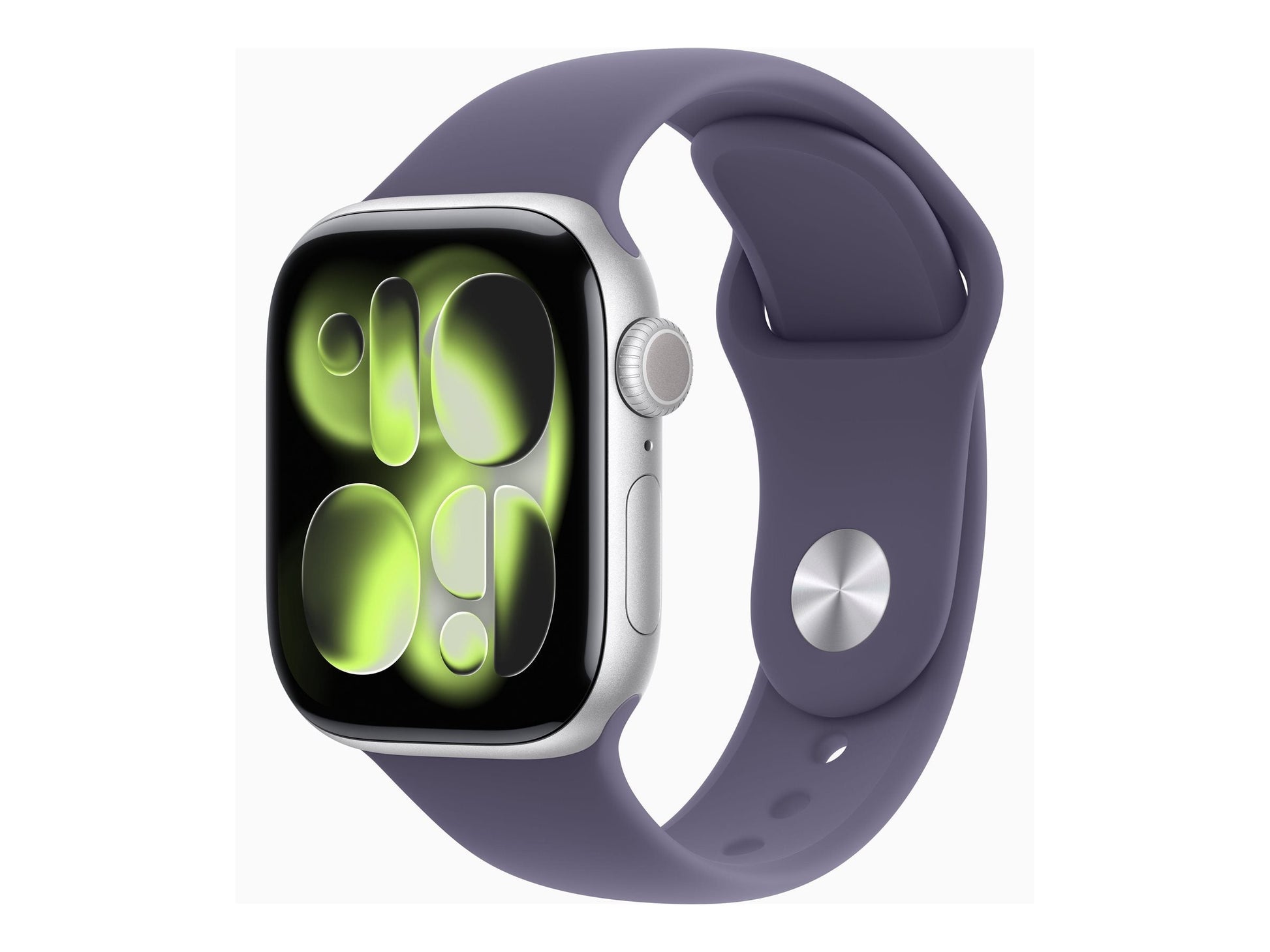 Apple Watch Series 11 42mm 5G Silver (Lila Gummiband S/M) – Apple