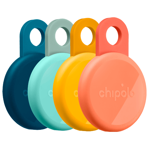 Chipolo LOOP Orange/Blå/Gul/Mint 4-Pack – Chipolo
