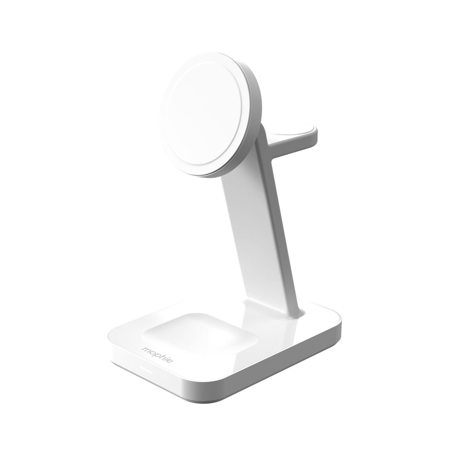 mophie Snap+ 3-in-1 Wireless Charge Stand Headset, Smartphone, Smartwatch Vit USB Trådlös laddning Snabb laddning inomhus