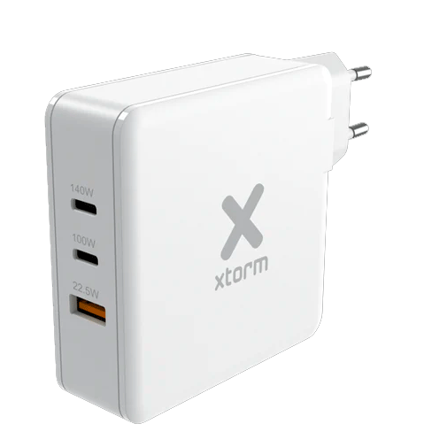 Xtorm Volt USB-C Snabbladdare 140W Vit – Xtorm