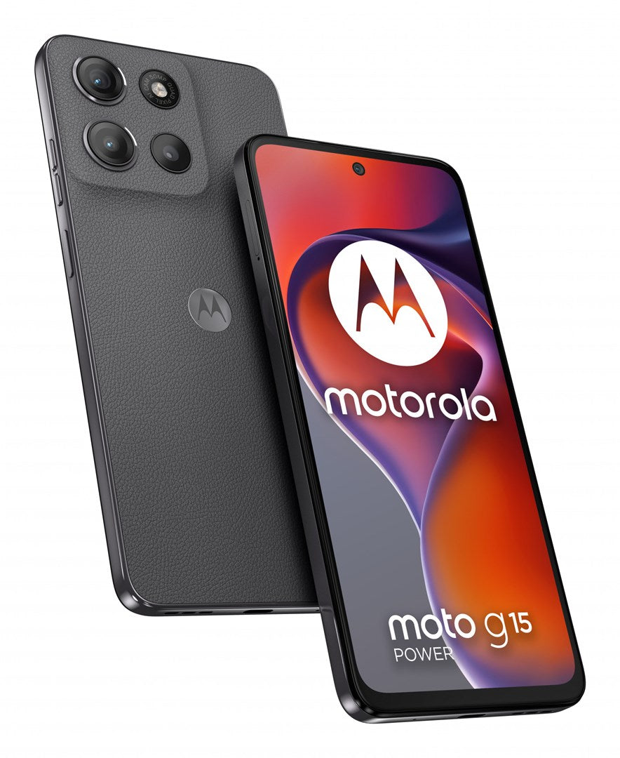 Motorola moto g15 power 17.1 cm (6.72") Dual SIM Android 15 4G USB Type-C 8 GB 256 GB 6000 mAh Grey