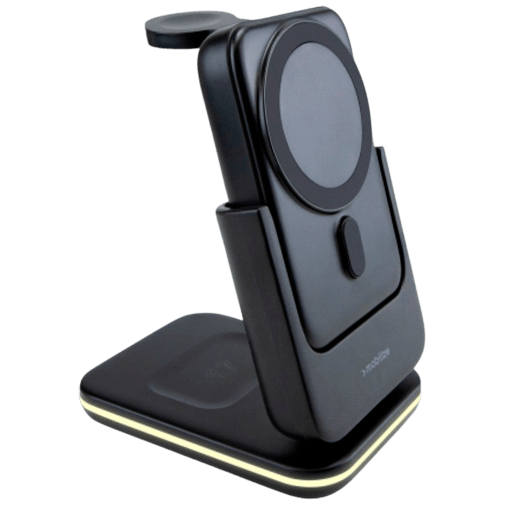 Mobilize 4 In 1 Trådlös Laddningsstation med Avtagbart Powerbank – Mobilize