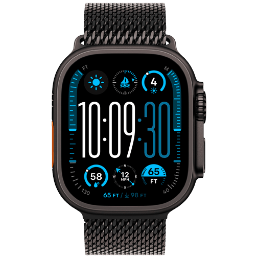 Apple Watch Ultra 2 Svart (Svart Metallband L) – Apple