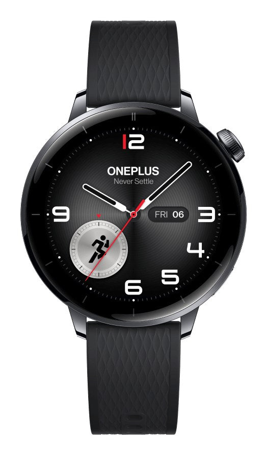 OnePlus Watch 3 43mm Svart (Svart Gummiband)