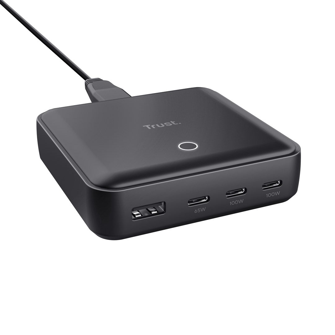 Trust Maxo USB 3-USB-C Fast Charger 100W Black