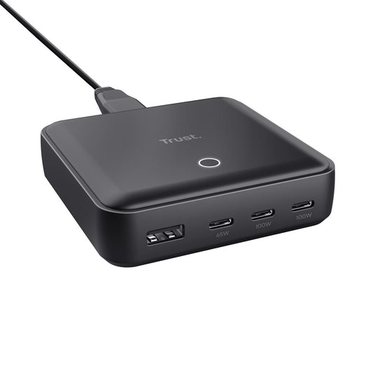 Trust Maxo USB 3-USB-C Snabbladdare 100W Svart – Trust