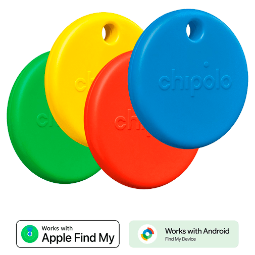 Chipolo POP Röd/Blå/Gul/Grön - 4-Pack – Chipolo