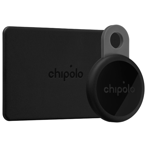 Chipolo LOOP + CARD Svart Två Paket – Chipolo