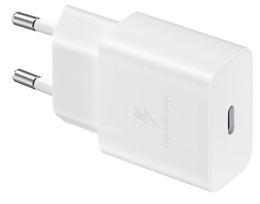 Samsung EP-T510 USB-C Snabbladdare 15W + USB-C Kabel 1m Vit – Samsung