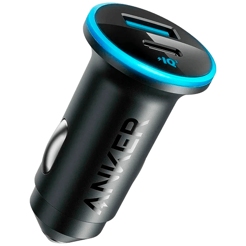 Anker 323 Dual USB USB-C Billaddare 52W Svart – Anker