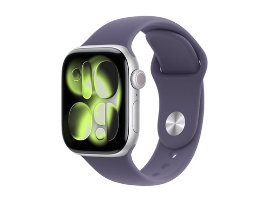 Apple Watch Series 11 42mm Silver (Lila Gummiband M/L) – Apple