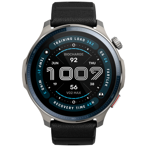 Amazfit Balance 2 Silver (Svart Silikonband) – Amazfit