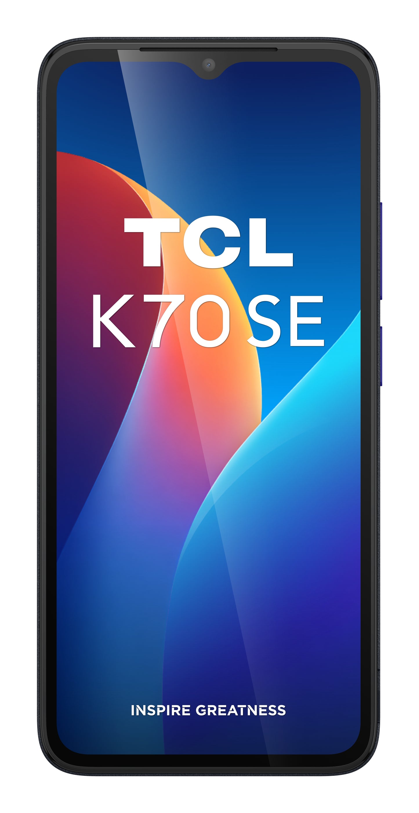TCL K70 SE 16,7 cm (6.56") Dubbla SIM-kort Android 16.0 4G USB Type-C 4 GB 64 GB 3000 mAh Svart, Indigo