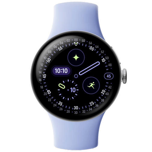 Google Pixel Watch 4 41mm Silver (Lila Rem) – Google