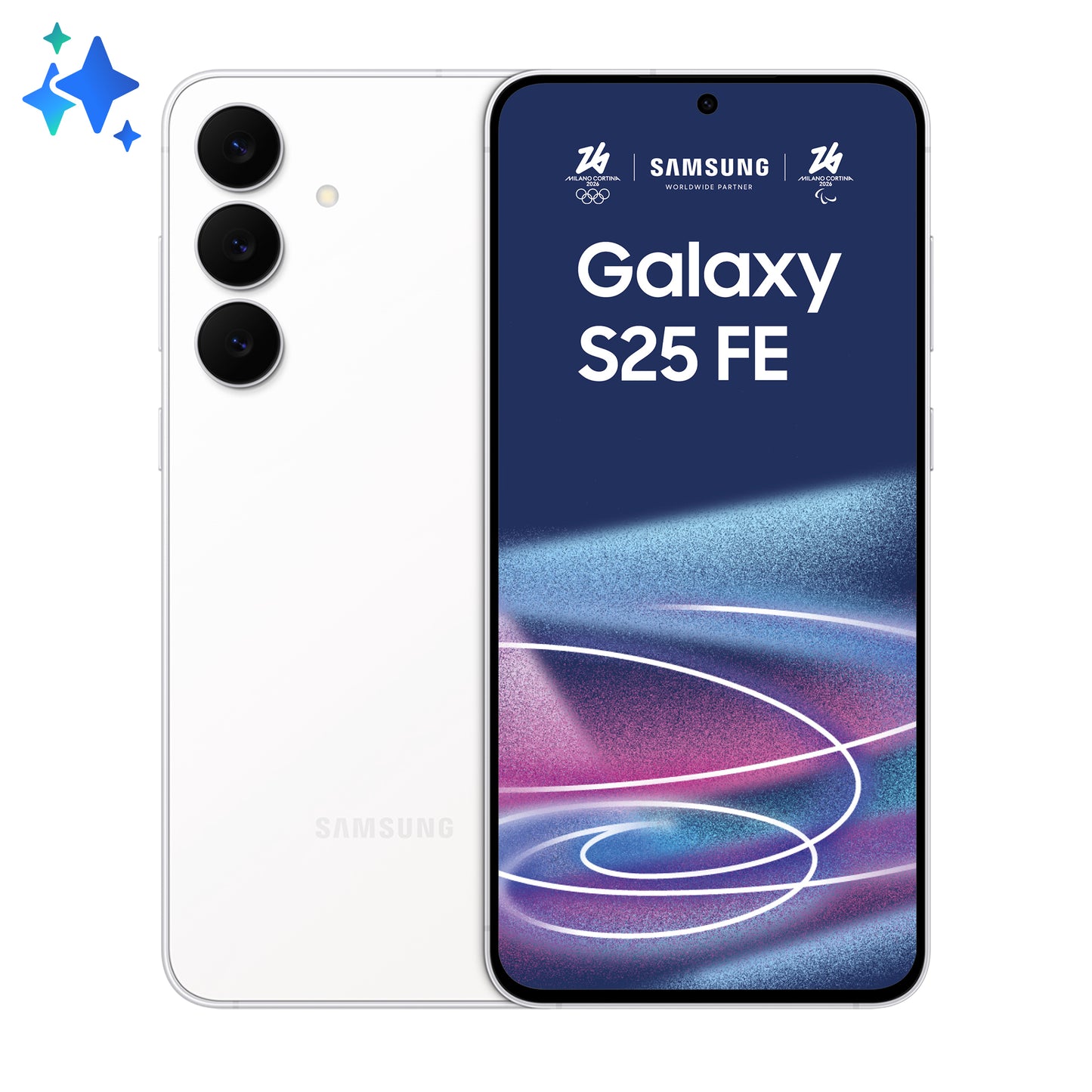 Samsung Galaxy S25 FE 5G 17 cm (6.7") Dubbla SIM-kort USB Type-C 8 GB 256 GB 4900 mAh Vit