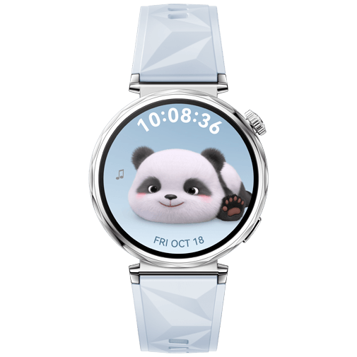 Huawei Watch GT 5 41mm Silver (Blå Gummiband) – Huawei