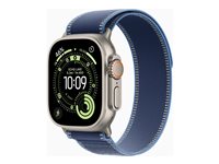 Apple Watch Ultra 3 49mm Titanium (Blå Textilband S/M) – Apple
