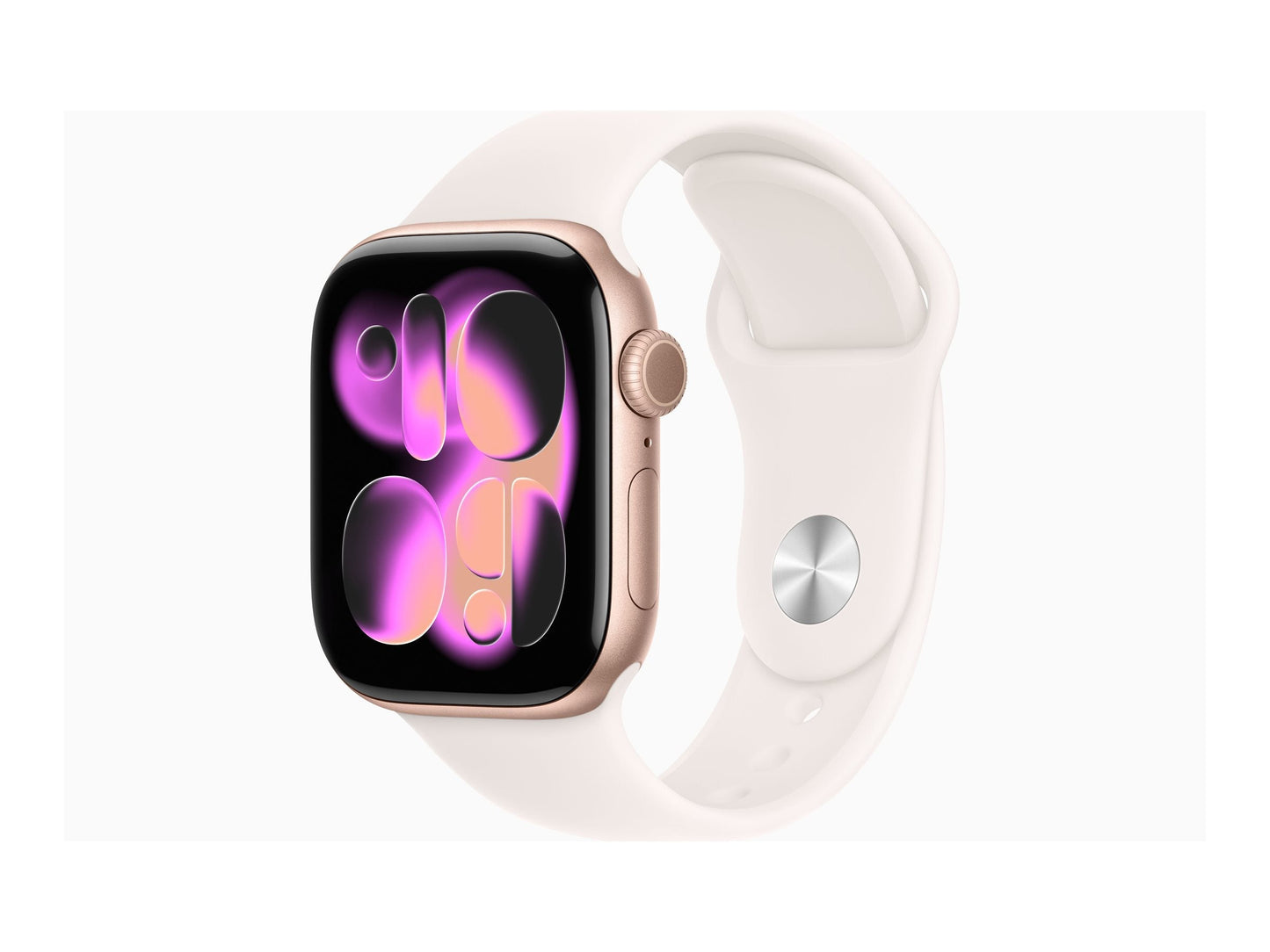 Apple Watch Series 11 42mm 5G Rose Gold (Light Pink Rubber Strap S/M)