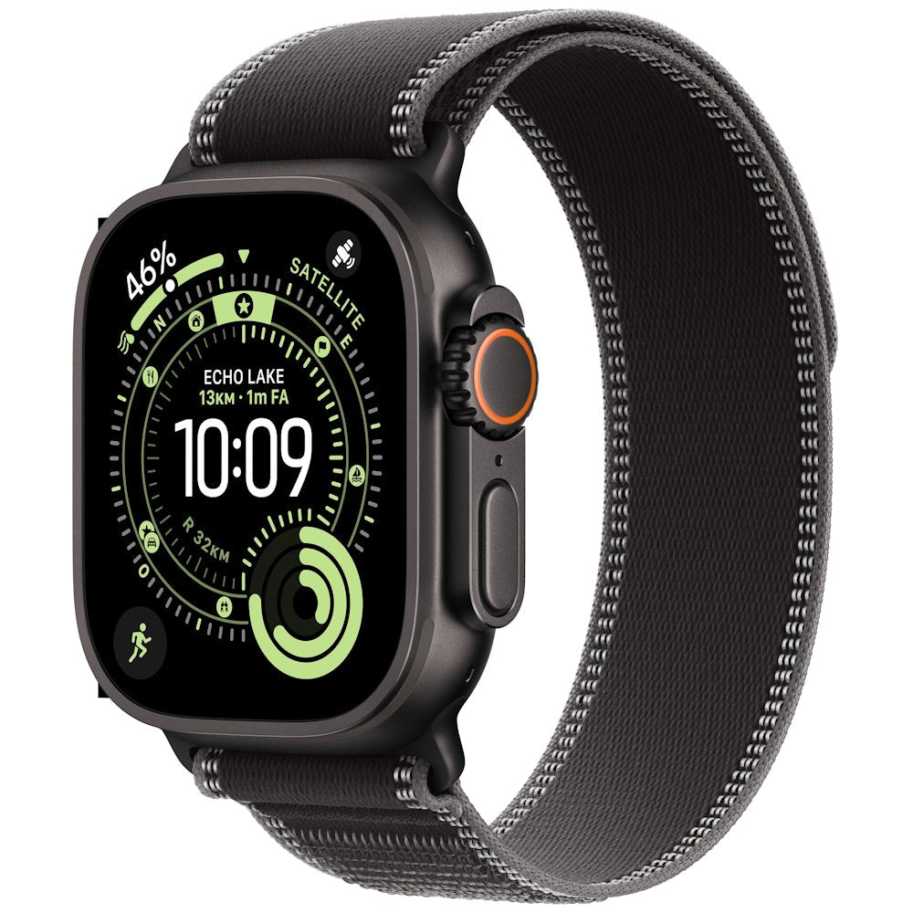 Apple Watch Ultra 3 49mm Black (Black Fabric Strap M/L) – Apple