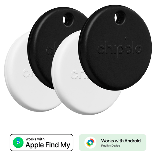 Chipolo POP Svart/Vit - 4-Pack – Chipolo