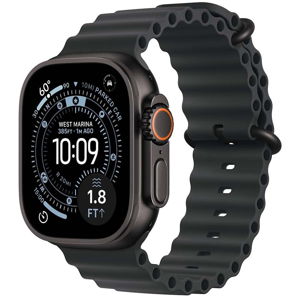 Apple Watch Ultra 3 49mm Svart (Svart Gummiband) – Apple