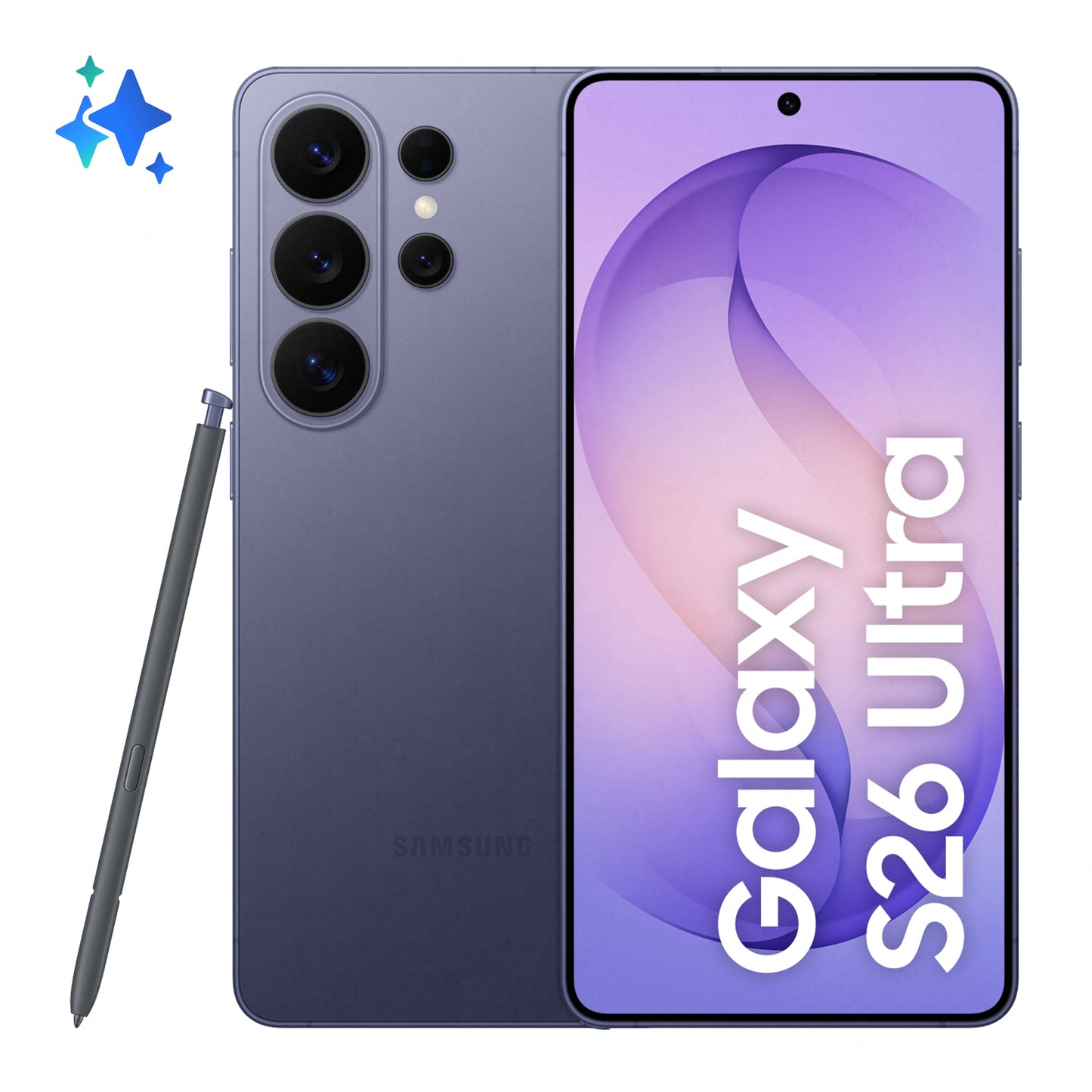 Samsung Galaxy S26 Ultra 17,5 cm (6.9") Dubbla SIM-kort Android 16.0 5G USB Type-C 12 GB 512 GB 5000 mAh Violett