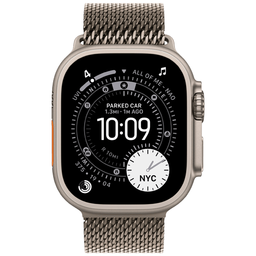Apple Watch Ultra 3 49mm Titanium (Titanium Milanese Rem L) – Apple