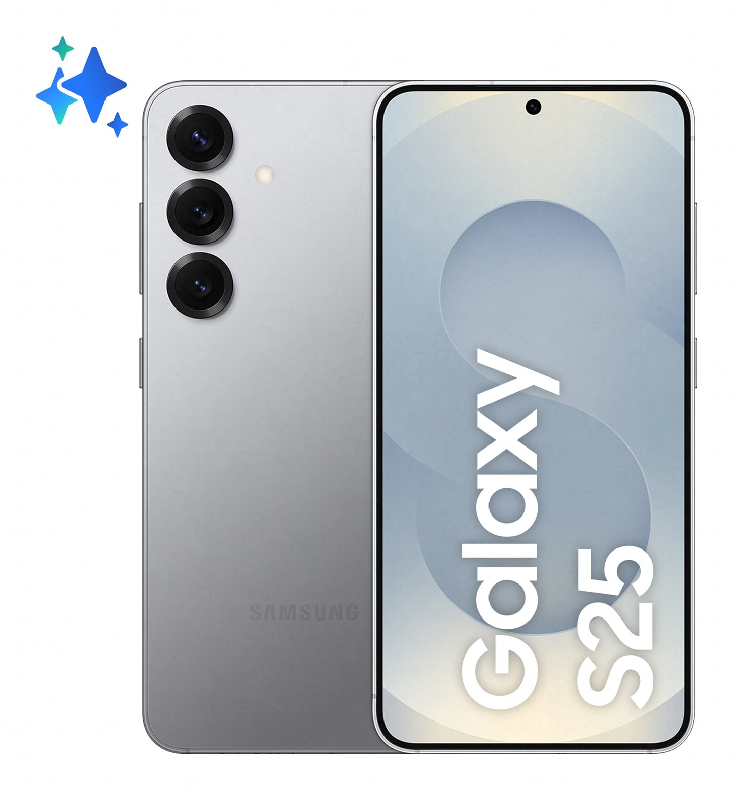 Samsung Galaxy S25 15,8 cm (6.2") Dubbla SIM-kort Android 15 5G USB Type-C 12 GB 256 GB 4000 mAh Silver
